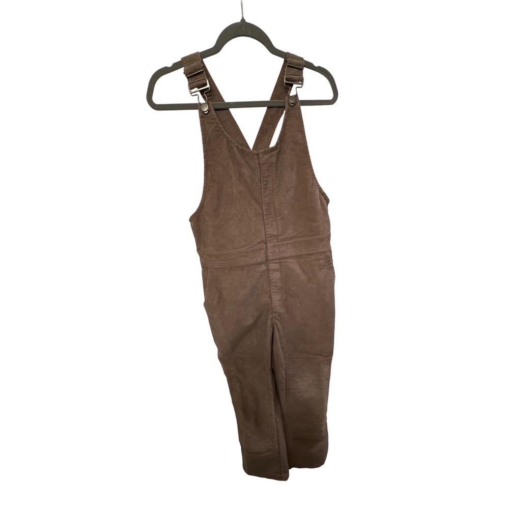 Toad&Co Women's Coaster Cord Overalls Mushroom Vintage Wash XS Corduroy $150